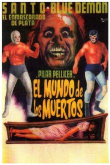 imagen: Santo y Blue Demon en el mundo de los muertos